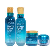 水循環(huán)（REOCLE）水循環(huán)REOCLE海藻酵素鮮活四件套八套裝 水+乳+霜+眼霜 送洗面奶1瓶