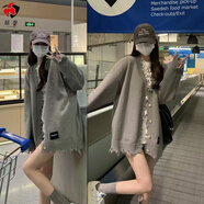 酥享慵懶風(fēng)針織開衫毛衣外套女秋季2025新款潮牌寬松百搭設(shè)計感上衣 圖片色 S