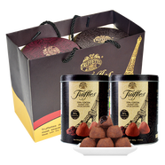 喬慕（Truffles） 法國(guó)進(jìn)口松露形黑巧克力純正可可脂黑松露形巧克力節(jié)日生日送禮 70%黑巧罐裝500g【2罐裝送禮袋】