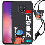漢牌 適用小米紅米Redmi 10X 5G手機殼套m2004j7ac全包磨砂防摔卡通男女情侶軟 忙著賺錢 關注店鋪 配掛繩指環(huán) 紅米10X 5G