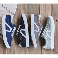 回力帆布鞋男鞋春春季透氣男士板鞋子男韓版潮流百搭休閑鞋子男 WXY-739藍色/黑色隨機 39