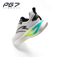 安踏（ANTA）PG7 旅途 | 跑步鞋男春季新款透氣舒適休閑運(yùn)動(dòng)鞋男112435519 紙莎白/黑-1 41