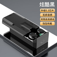 拓藍者 TOPLANDER創(chuàng)新滑蓋充電倉無線入耳式藍牙耳機TWS雙耳運動耳塞抽拉式 黑色
