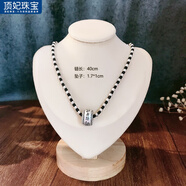頂妃（DING FEI）泰國(guó)民族風(fēng)大象福袋項(xiàng)鏈頸鏈吊墜男女算盤仿銀短款鎖骨鏈毛衣鏈 古風(fēng)護(hù)身鎖骨鏈