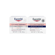 Eucerin優(yōu)色林 輔酶Q10抗皺保濕清爽不油膩早晚霜節(jié)日禮物 48g 早霜+晚霜