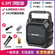 先科（SAST）戶外手提藍牙音響大功率廣場舞便攜音箱大音量帶無線話筒k歌收款擴音器 A36C（6.5吋）雙話筒+U盤