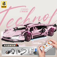 聯(lián)合創(chuàng)想積木蘭博基尼跑車巨大型高難度跑車兒童玩具8-12歲男孩生日禮物
