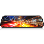 零度行車記錄儀2023新款高清流媒體后視鏡前后雙攝360全景免走線 黑灰色 套餐二單鏡頭