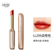 藍(lán)秀（LANSHOW）藍(lán)秀新品細(xì)管保濕滋潤(rùn)女生口紅唇膏啞光水潤(rùn)紅棕色豆沙正紅色官方 新品細(xì)管LL206血橙色