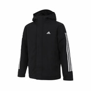 阿迪達斯adidas男子運動休閑三條紋棉服外套IX8884 L