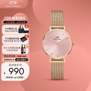 丹尼尔惠灵顿（DanielWellington）DW手表女欧美表简约钢带石英女士手表送女友520礼物DW00100368