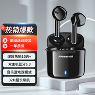 紐曼（Newmine）TWS-X5 藍(lán)牙耳機(jī)真無線 半入式音樂耳麥 藍(lán)牙5.3游戲低延遲適用蘋果安卓小米華為運(yùn)動跑步長續(xù)航