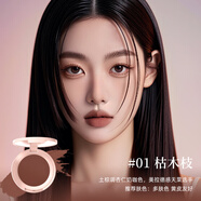 TOCU全臉彩妝探色云霧多用膏腮紅修容膨脹眼影唇膏口紅持色 01#枯木枝