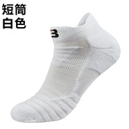 ZYZART大碼籃球襪子男專(zhuān)業(yè)襪加厚毛巾底中筒襪大碼46大號48短襪 短襪白色 XL大碼（45-48）