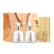 泰山牌泰山儒風 儒商 42度濃香型白酒 固態(tài)法釀造山東魯酒 500ml*2瓶