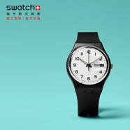 斯沃琪（Swatch）瑞士手表 ONCE AGAIN2.0考試表優(yōu)雅石英男女腕表GB743-S26