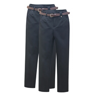 Eadodo小直筒西褲女2025春秋新款大碼修身OL職業(yè)褲子鉛筆褲黑色西褲長(cháng)褲 黑色 S 建議 85-99斤，不附腰帶