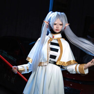 萌奇堡芙莉蓮cos服全套 精靈耳動(dòng)漫芙莉蓮cosplay卡通動(dòng)漫二次元周邊 芙莉蓮高配版+假發(fā)+定制靴子【備注碼數不退換】 L(體重95-115斤)