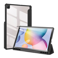 DUX DUCIS 適用三星TAB A7 Lite保護套新款8.7英寸s6平板輕薄防摔透明軟邊硬殼 S6 Lite 10.4英寸【酷炫黑】