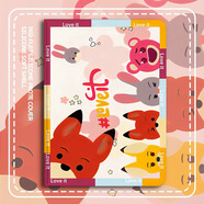 紀普（JENPOONR）榮耀6保護套榮耀7/X6/X8 10.1英寸彩繪全包便攜防摔保護殼可適配觸控手寫(xiě)筆可愛(ài)卡通軟 【瘋狂動(dòng)物城】書(shū)本款 榮耀6/7【10.1英寸】