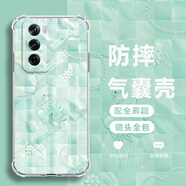 向日殼 適用OPPOReno12手機殼新款鉆石小鯨魚(yú)12pro高端輕奢女生款硅膠透明殼全包防摔清新ins風(fēng)外殼 透明-鉆石天鵝綠+全屏膜 RENO12