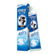 好來黑人（DARLIE）牙膏茶倍健按壓式清潔牙齒清新口氣男女士通用 超白型牙膏140g+牙刷1支