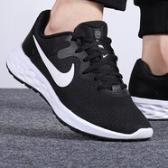 耐克（NIKE）男鞋秋新款運(yùn)動(dòng)鞋RUN SWIFT 3飛線網(wǎng)面透氣輕便緩震跑步鞋休閑鞋 DC3728-003/革命6代/經(jīng)典黑白 41