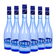 洋河大曲 藍優(yōu)42度 綿柔濃香型白酒 宴請自飲好酒 42度 480mL 6瓶 裝