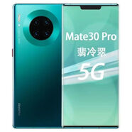 華為（HUAWEI）Huawei/華為Mate30Pro直面屏高配正版5Gmate30工作游戲自用機(jī) 翡冷翠 5G全網(wǎng)通 套餐四 mate30 95薪 8+7