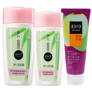 美加凈（MAXAM） 翠竹密集保濕凝露霜80g爽膚水150ml保濕乳100ml洗面奶 潔面水乳三件套 美加凈