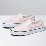 范斯（VANS）男女款小白鞋 SLIP-ON 一腳蹬低幫休閑鞋時(shí)尚滑板鞋 帆布鞋禮物 淺粉色 36.5/男us5/女us6.5