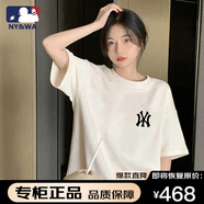 NYWA官方品牌短袖t恤男裝寬松半袖純棉休閑圓領(lǐng)ins情侶裝打底衫 杏色 XL