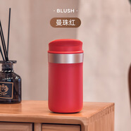 Vanow咖啡保溫杯歐式小隨手杯小精致隨行杯子 曼珠紅 460ml