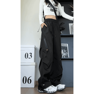 即勢美式三防軟殼沖鋒褲子男女秋冬季傘兵工裝褲防風(fēng)防水戶(hù)外登山褲 黑色-K101-HMFS  常規 L 建議105斤-120斤