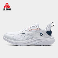 匹克（PEAK）跑步鞋女秋季密網(wǎng)輕便透氣運動鞋室內(nèi)健身訓練休閑鞋子女 大白/深海蘭女款 35