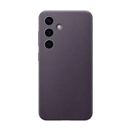 三星（SAMSUNG）Galaxy S24環(huán)保生態(tài)皮保護(hù)殼 手機(jī)套 原廠手機(jī)殼 保護(hù)套 SM-S9210手機(jī)殼 S24 深紫