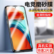 【2片裝】駱尊 適用紅米note10/pro鋼化膜防窺膜小米Redmi抗藍光全屏高清防爆玻璃手機貼膜 【紅米Note10Pro】鉆石電競磨砂膜*2片裝
