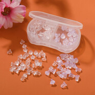 今誠天【今誠天】耳堵耳釘后塞2款裝硅膠耳堵套裝蝴蝶耳扣耳拖耳塞耳背 高檔大號耳堵40顆+高檔中號60顆