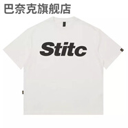 巴奈克CHINISM CH字母短袖T恤男潮流寬松300g重磅美式夏季休閑男生半袖 白色 M