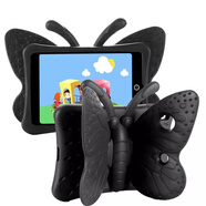通用林更新宋妍霏同款適用2021新款ipad10.2寸兒童防摔i9.7蝴蝶mini6支架保護殼10蘋(píng)果平板air5保護套p 黑色 iPad Mini4(7.9英寸)