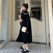 霓典 NEEYDDIEN長裙子連衣裙到腳踝適合梨形身材裙子夏天學(xué)生長裙女生穿搭夏