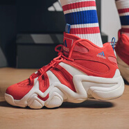 阿迪達斯 （adidas）【極速發(fā)貨】 Crazy 97 天足復刻白黑復古籃球鞋 IG3739 紅色 43