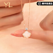 COISEE.YL輕奢時(shí)尚飾品【一貝子項(xiàng)鏈】一輩子小眾高級(jí)感貝母鎖骨鏈吊墜 一貝子項(xiàng)鏈-玫瑰金