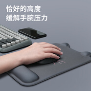 鐳拓（Rantopad）TOTO貓耳朵 硅膠手腕托護腕鼠標墊 大號 -深灰