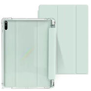 迅美樂(lè )ipad保護套2021款10.2寸蘋(píng)果平板ipad987pro11帶筆槽mini6Air45 氣囊筆槽[抹茶綠]送電容筆+鋼 2018新款9.7寸