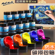 蒙瑪特 丙烯顏料12色100ml 丙烯畫顏料手繪彩繪墻繪畫畫套裝 美術(shù)繪畫涂鴉防水顏料MSCH1201 速寫 馬克筆繪畫