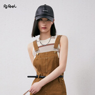 普普風(fēng)2024年夏季女裝新品斯文感運動背心PB1B21009S 咖條 S