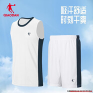 喬丹籃球服套裝男女團購定制比賽球衣訓練服隊服夏季速干透氣運動球服 喬丹白/瀝青色【印號聯(lián)系客服】 XL(180/96A)