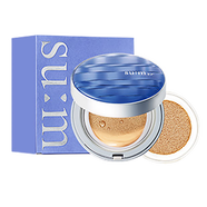 蘇秘37°（Su:m37°）韓國進口SUM37呼吸37氣墊蘇秘氣墊CC霜BB霜驚喜氣墊水分孕婦防曬 驚喜水分水潤氣墊#1號【1正1替換】 30g