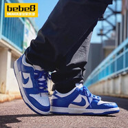 耐克（NIKE）bebe8 Dunk Low SB 低幫男女子運動(dòng)休閑滑板鞋 肯塔基大學(xué)白藍CU1726-100 42